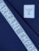 Спортивний костюм із подвійного трикотажу з логотипом Emporio Armani Kids темно-синій: фото 1 - Invogue