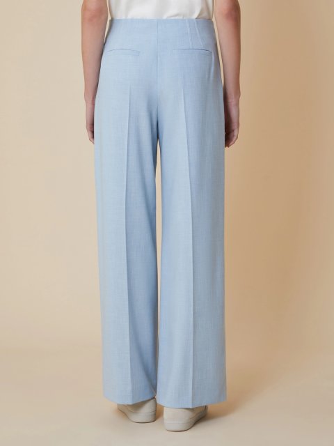 Блакитні брюки PennyBlack широкі: фото 2 - Invogue