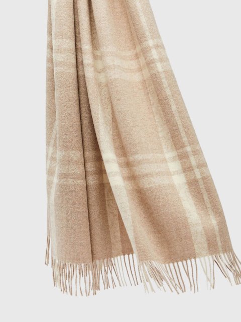 Бежевый шарф MAX MARA: фото - Invogue