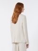 Кремовий жакет Weekend Max Mara з льону: фото 3 - Invogue