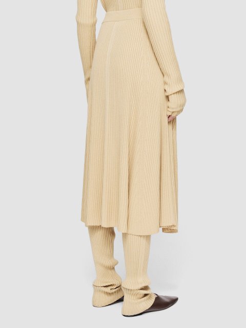 Кремова спідниця Joseph у рубчик: фото 2 - Invogue