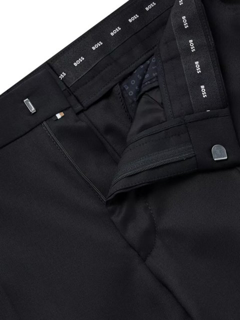 Чорні брюки BOSS з вовни: фото 3 - Invogue