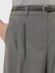 Сірі брюки MAX MARA з еластичної вовняної саржі: фото 4 - Invogue