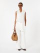 Білий жилет Max Mara з шовку: фото 1 - Invogue