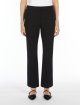 Чорні брюки Max Mara з бавовняного атласу: фото 2 - Invogue
