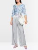 Серые брюки Marc Cain из ацетата и полиэстера: фото 1 - Invogue