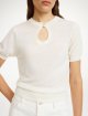 Белый свитер By Malene Birger из смеси шерсти и шелка: фото 2 - Invogue