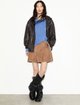 Коричневая куртка Max&Co из кожи: фото 1 - Invogue