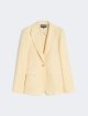 Жовтий жакет Weekend Max Mara з чистого льону: фото - Invogue