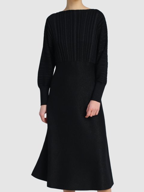 Чёрное платье MAX&CO: фото 3 - Invogue