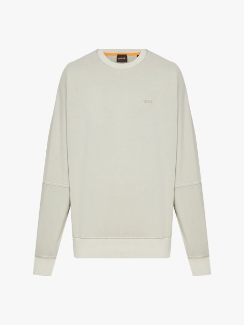 Кремовый свитшот BOSS: фото - Invogue