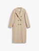 Ванільне пальто MAX MARA з вовни та кашеміру: фото - Invogue