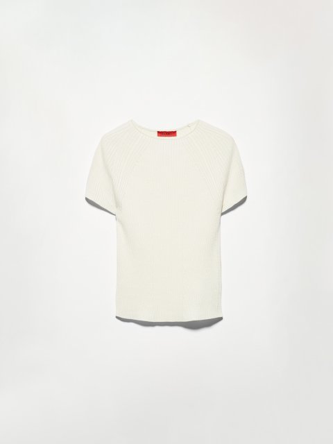 Молочний светр MAX&CO у рубчик: фото - Invogue