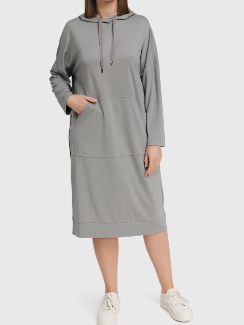 Серое платье MARINA RINALDI: фото 1 - Invogue