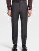 Темно-коричневий костюм в тонку смужку Zegna з вовни: фото 3 - Invogue
