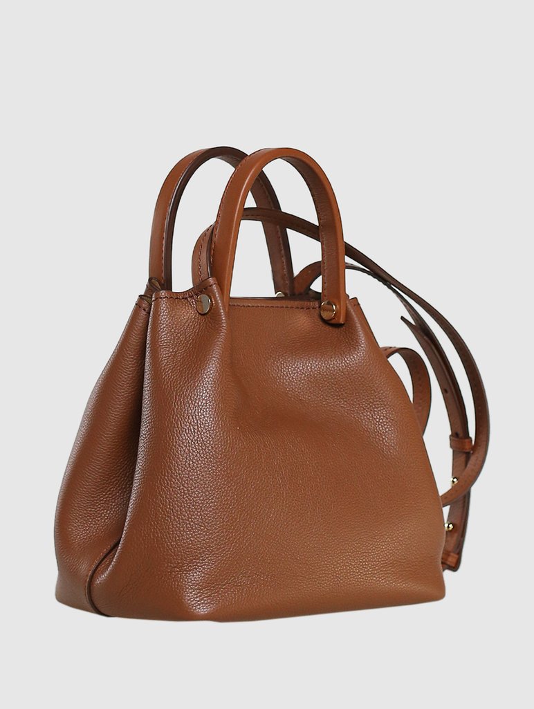 Коричневая сумка MAX MARA: фото 3 - Invogue