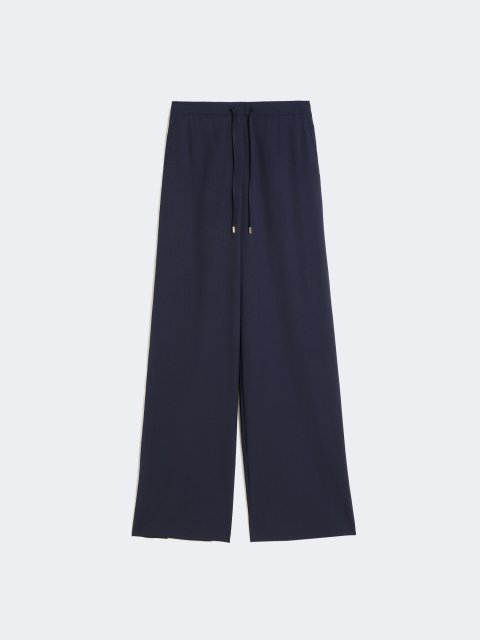 Синие брюки Max Mara из шерсти: фото - Invogue