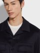 Темно-синя сорочка ZEGNA з кашеміру: фото 3 - Invogue
