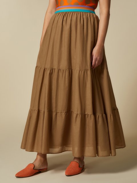 Коричнева спідниця MARINA RINALDI : фото - Invogue