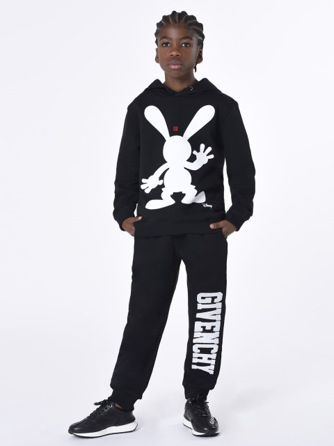 Чёрные джоггеры GIVENCHY KIDS: фото 3 - Invogue
