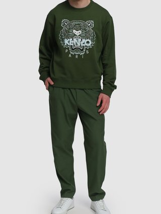 Зелёный свитшот KENZO: фото 1 - Invogue