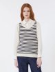 Вязаный топ в полоску WEEKEND MAX MARA из хлопковой пряжи: фото 2 - Invogue