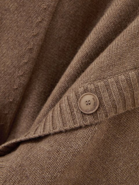 Коричневий светр MAX MARA з вовни та кашеміру: фото 5 - Invogue