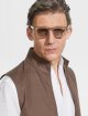 Коричневі окуляри ZEGNA сонцезахисні: фото 1 - Invogue