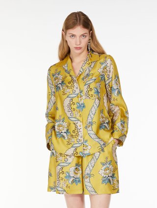 Жовта сорочка WEEKEND MAX MARA : фото 3 - Invogue