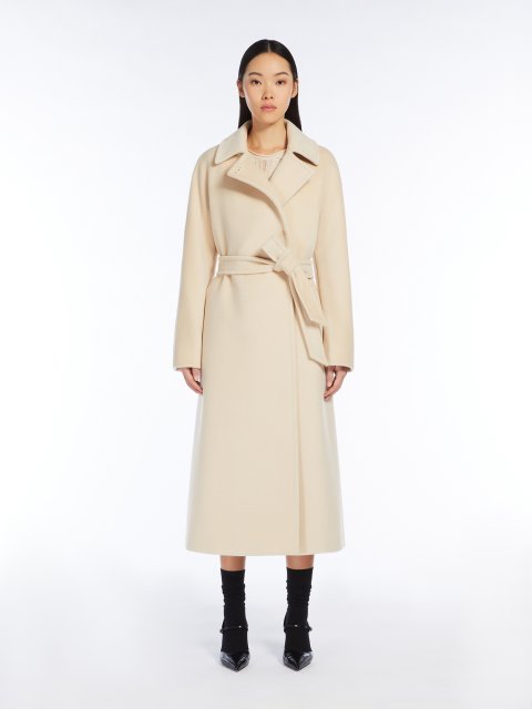 Біле пальто MAX MARA з вовни: фото 1 - Invogue