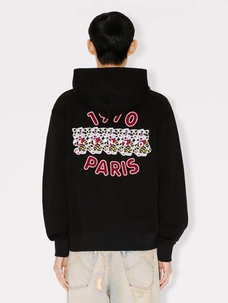 Черное худи Kenzo из хлопка: фото 3 - Invogue