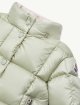 Світло-зелений пуховик MONCLER зі знімним капюшоном: фото 3 - Invogue