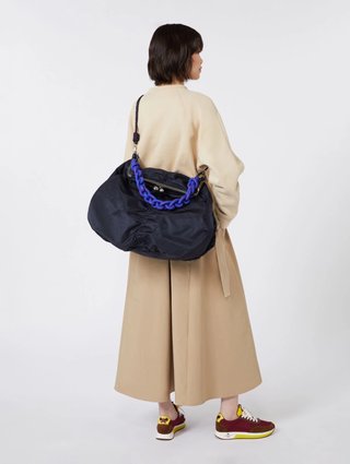 Темно-синяя сумка Pasticcino Weekend MaxMara большого размера: фото 1 - Invogue