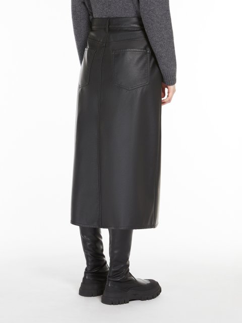 Черная юбка WEEKEND MAX MARA миди: фото 2 - Invogue