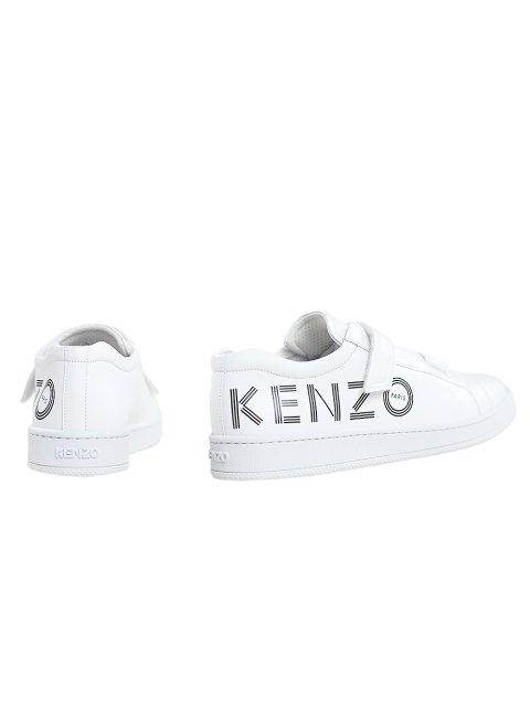 Белые сникерсы KENZO: фото 3 - Invogue