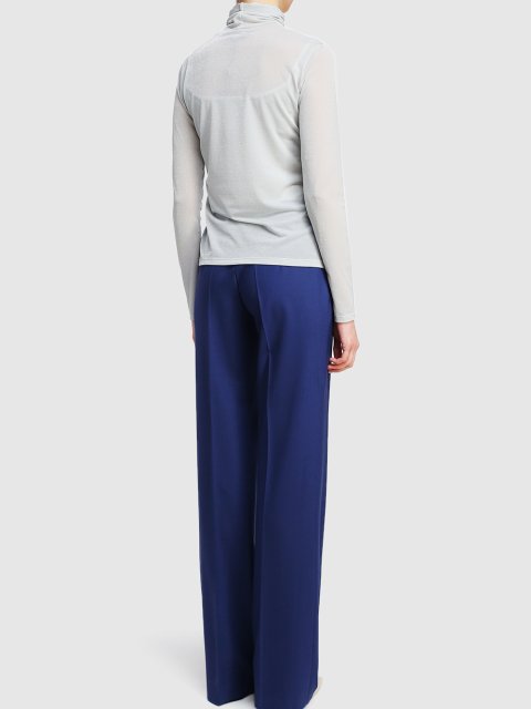 Серебристый свитер MAX MARA: фото 2 - Invogue