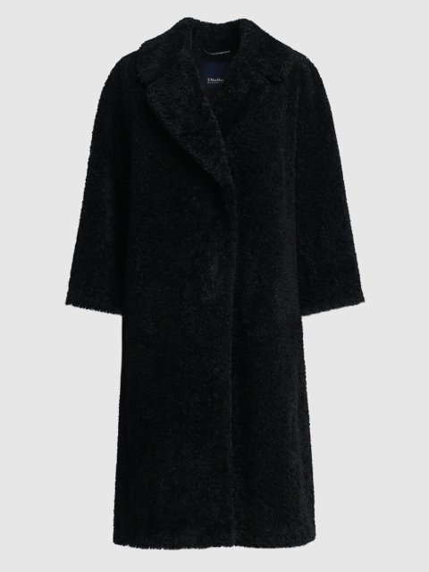 Чёрная шуба MAX MARA: фото - Invogue