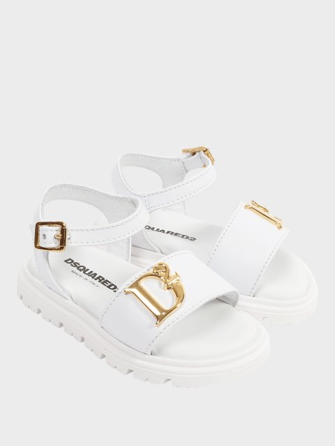 Білі босоніжки DSQUARED KID : фото - Invogue