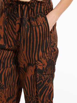 Коричневі брюки WEEKEND MAX MARA : фото 3 - Invogue