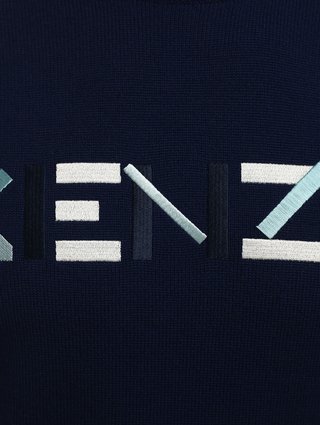 Синий свитер KENZO: фото 5 - Invogue