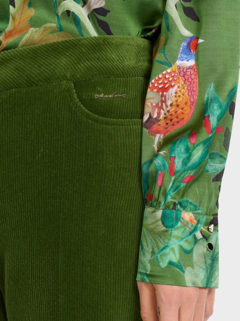 Зелені брюки MARC CAIN : фото 3 - Invogue