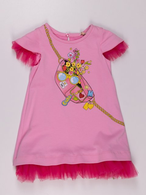 Розовое платье MONNALISA: фото - Invogue