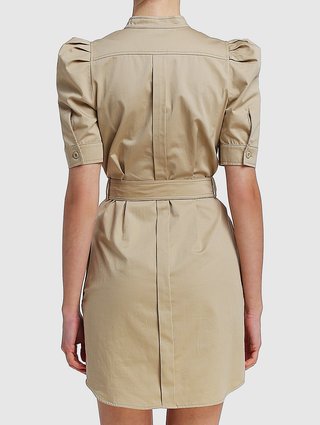Бежевое платье WEEKEND MAX MARA: фото 4 - Invogue