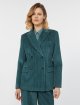 Зелений жакет WEEKEND MAX MARA оксамитовий: фото 4 - Invogue