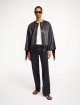 Чорна куртка BY MALENE BIRGER зі шкіри: фото 1 - Invogue