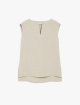 Бежева блуза Max Mara з льону: фото - Invogue