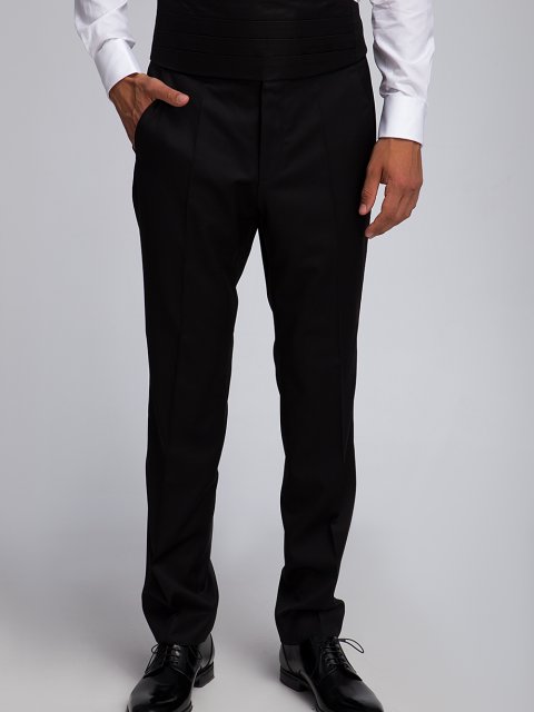 Чорні брюки BOSS : фото 2 - Invogue