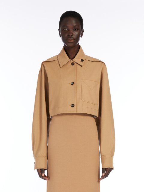 Світло-коричнева куртка Max Mara укорочена: фото 2 - Invogue