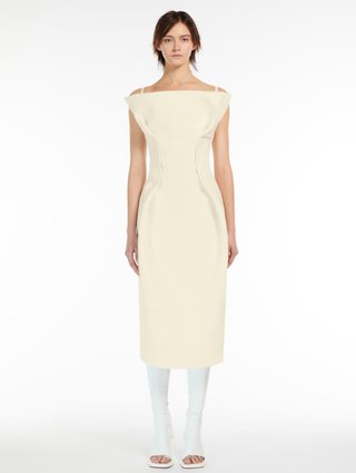 Молочна сукня міді SPORTMAX: фото 1 - Invogue