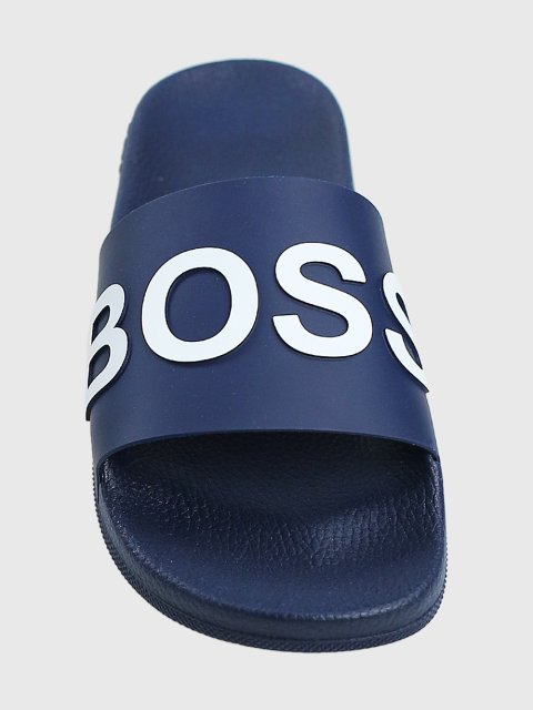 Сині шльопанці BOSS : фото 3 - Invogue